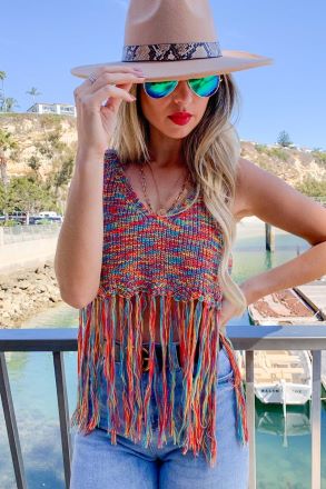 Summer Lovin Tassel Tank