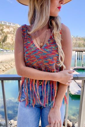 Summer Lovin Tassel Tank