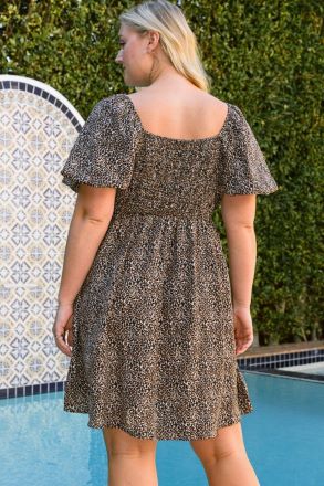 Purrfect Leopard Dress