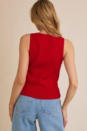 Social Hour Ribbed Tank