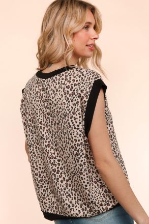 Change of Heart Leopard Top