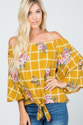 R.R. Flower Dreaming Top